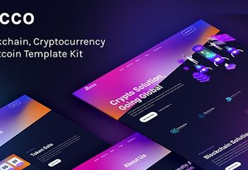 Acco Blockchain Cryptocurrency Bitcoin Elementor Template