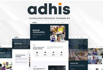 Adhis Construction Elementor Template Kit
