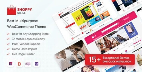 ShoppyStore Multipurpose Elementor WooCommerce WordPress Theme