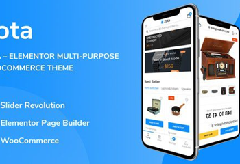 Zota - Elementor Multi-Purpose WooCommerce Theme