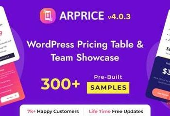 WordPress Pricing Table ARPrice 4.2.2