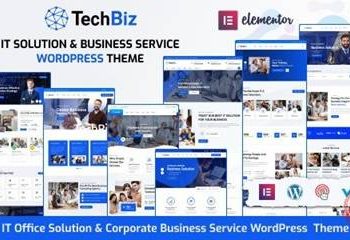 Techbiz 2.7.2 – IT Solution & Business Consulting Service WordPress Theme