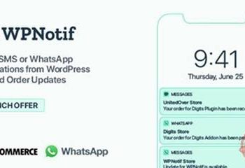 WPNotif 3.1.3.1 – WordPress SMS & WhatsApp Message Notifications